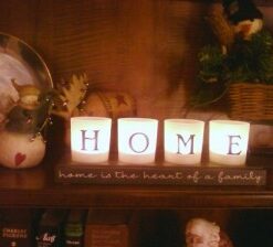 Home is where the heart is - these are great candle holder ideas that you can use with my flameless battery operated tea light candles