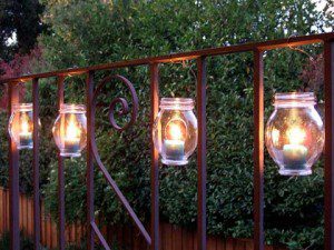repurpose some jam jars for this DIY idea: Hanging jar lanterns