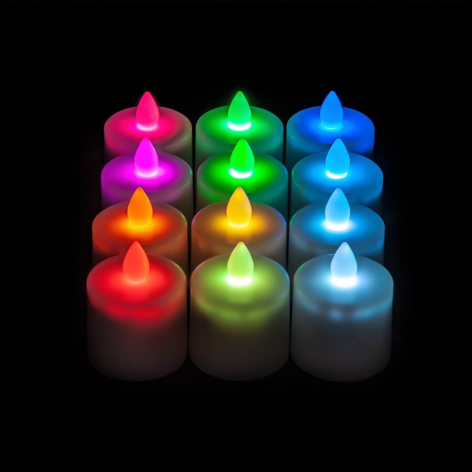 The Best Waterproof Rechargeable Tea Light Candles Set Of 12