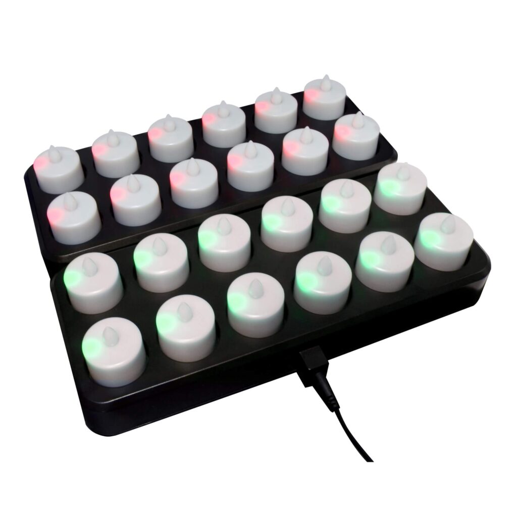 The Best Waterproof Rechargeable Tea Light Candles Set Of 12