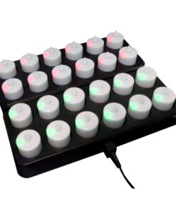 flameless remote controlled rechargeable tea light candles connect 2