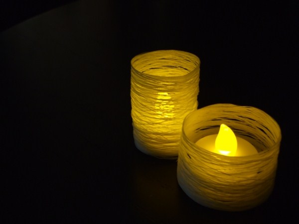 Candles Recharge DIY thread candle holder