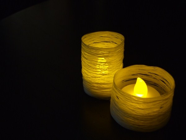 Candles Recharge DIY thread candle holder