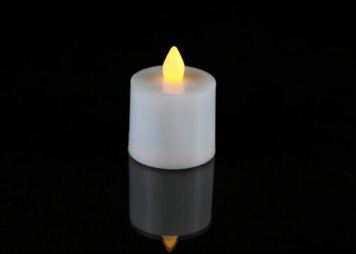 Spare amber flameless rechargeable tea light candles