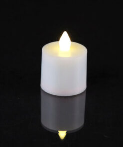 Warm White Flameless Recharegable Tea Light Candle